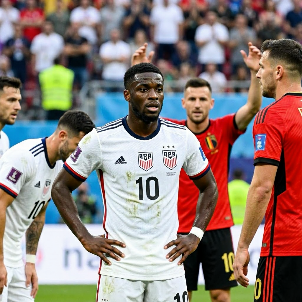 K.o. nach WM-Skandal: USA scheitert mit Balogun gegen Belgien