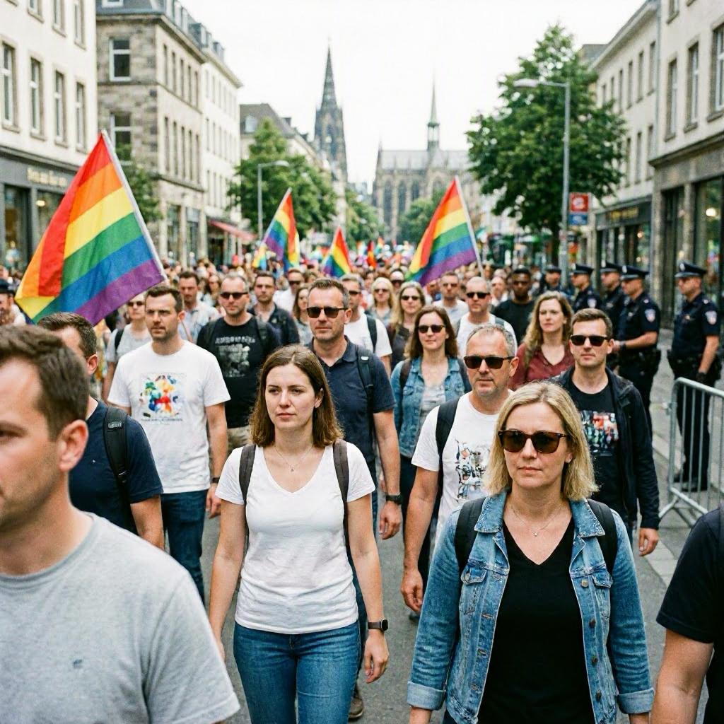 Köln feiert Pride Month: CSD-Demonstration zieht Tausende an