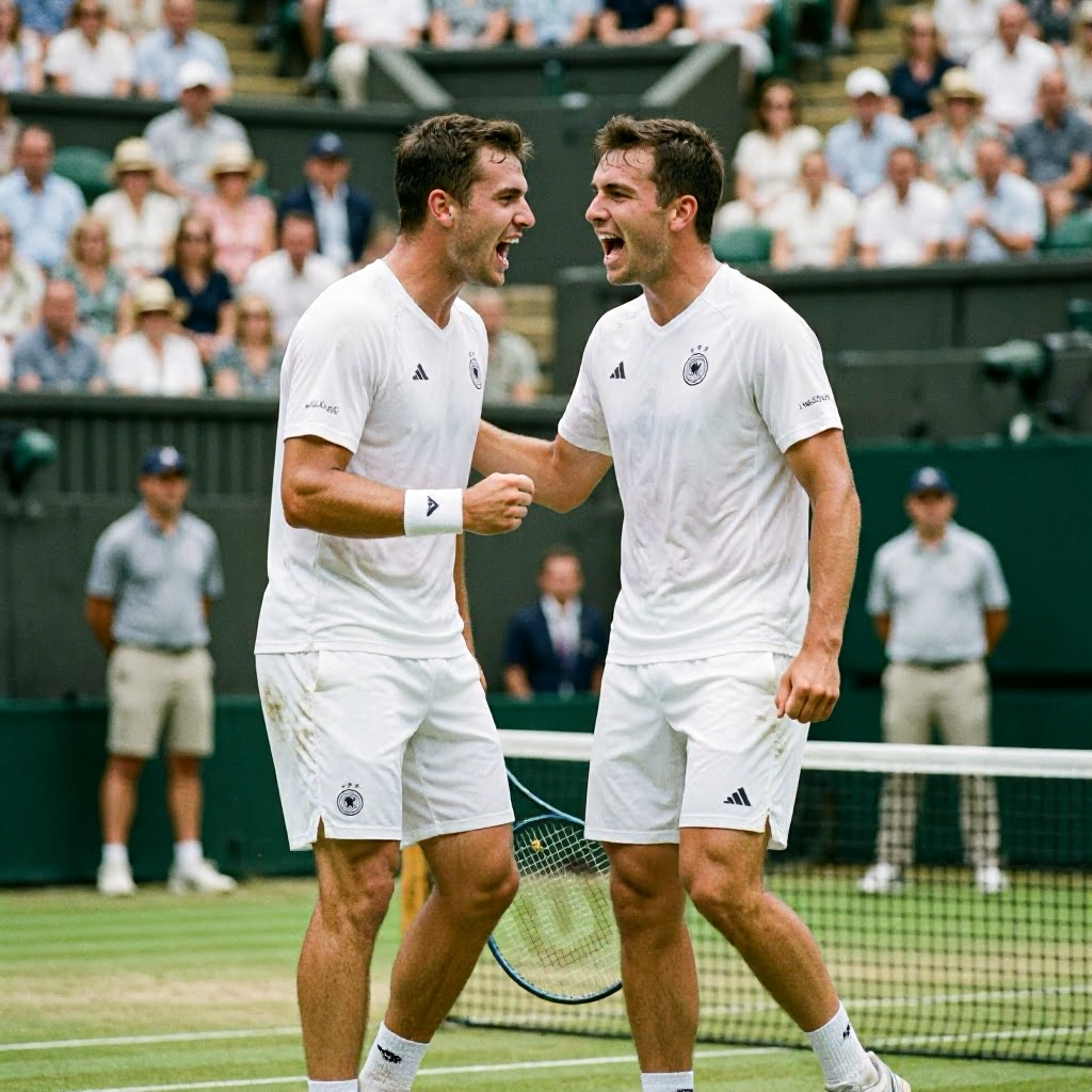 Krawietz und Pütz feiern Einzug ins Wimbledon-Halbfinale