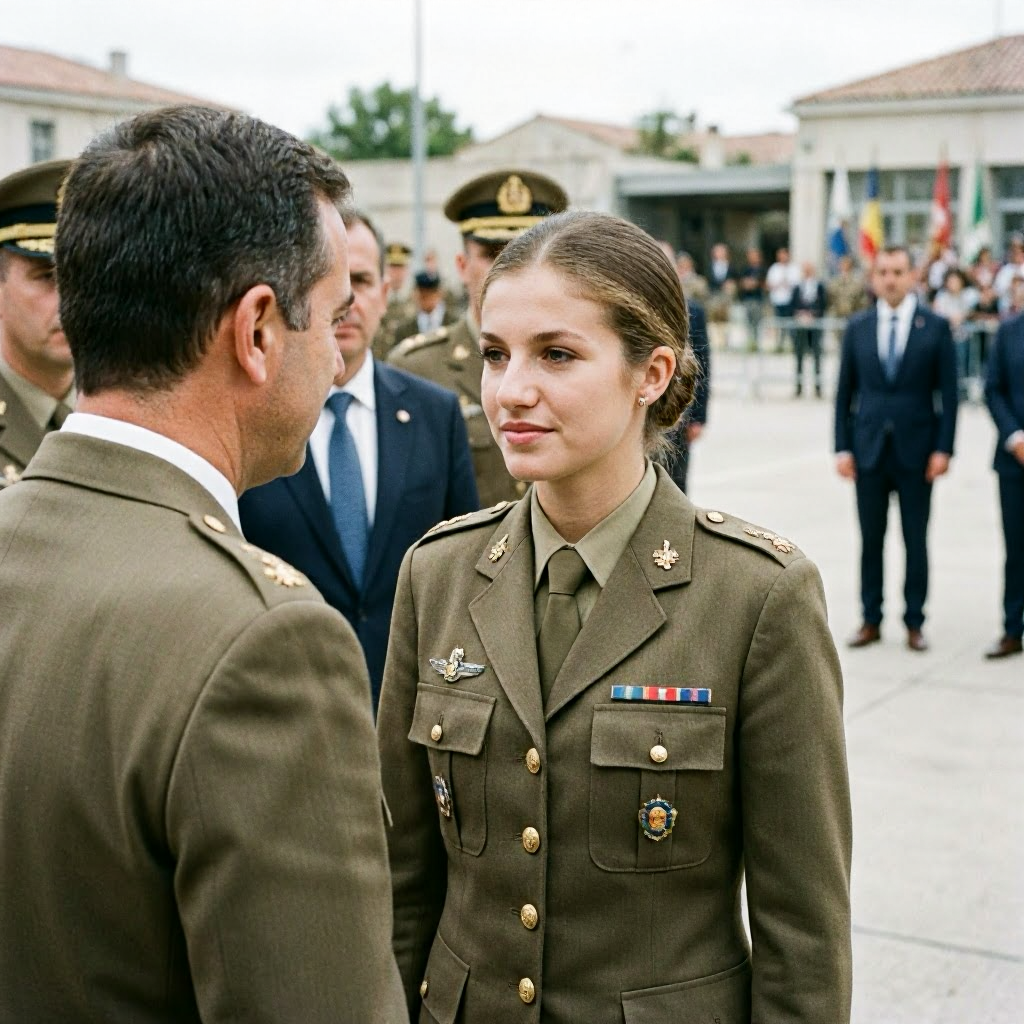 Kronprinzessin Leonor schließt erfolgreich ihre Militärausbildung ab