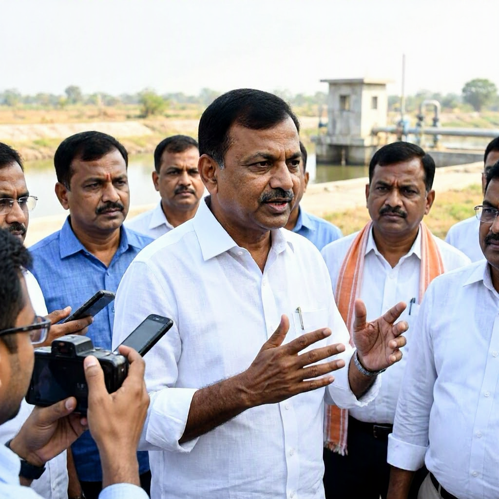 KTR Urges Immediate Action to Lift Water from Kannepalli to Combat Drought in Telangana