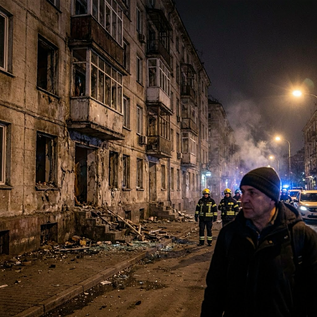 Kyiv Faces Another Night of Russian Strikes Amid Ongoing Conflict