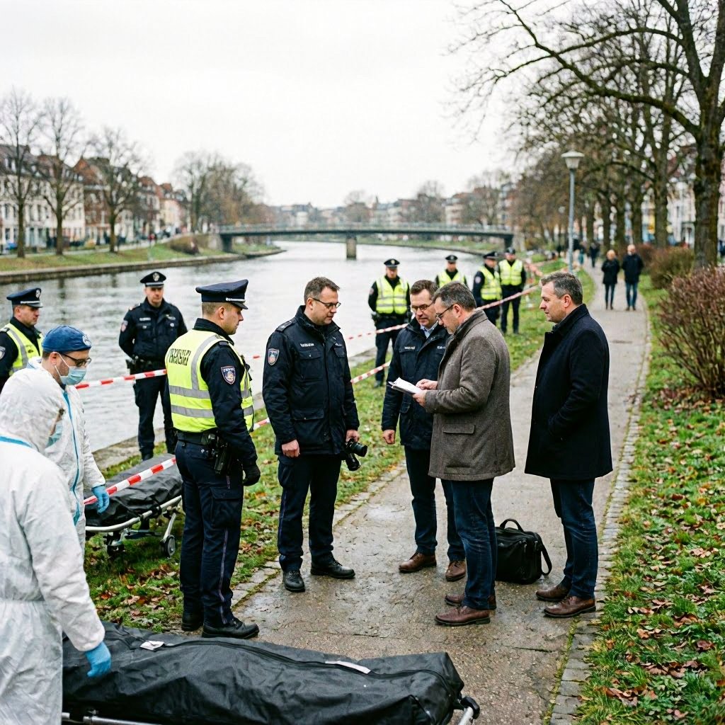 Leichnam nahe der Dreisam entdeckt: Polizei ermittelt