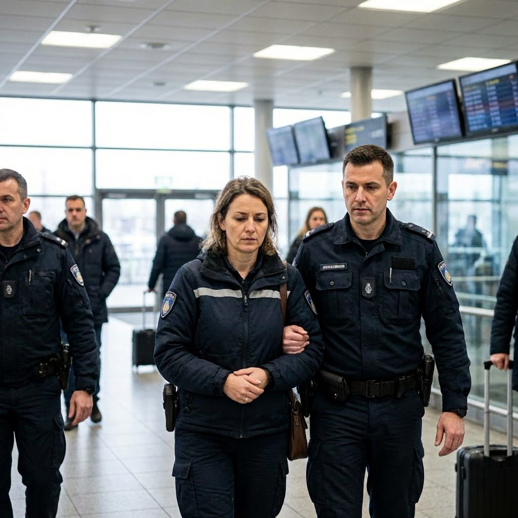 Liebesbetrügerin am Frankfurter Flughafen festgenommen