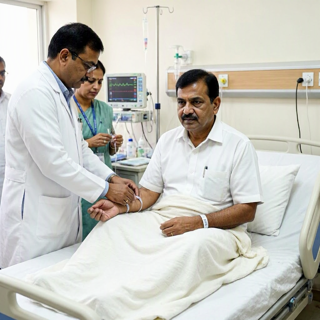 Maharashtra Deputy CM Eknath Shinde Hospitalised Due to Health Scare, Condition Stable