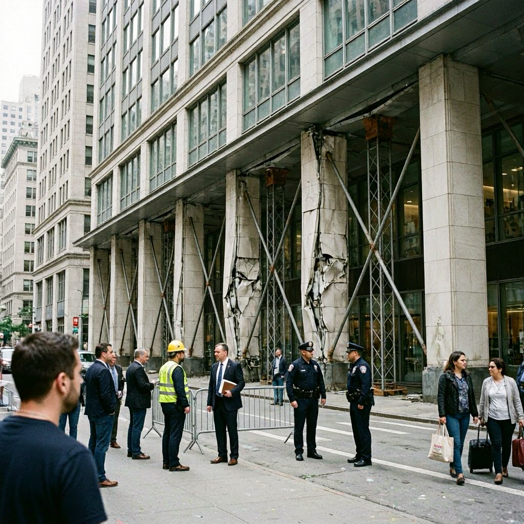 Manhattan High-Rise Stabilized After Columns Buckled; Evacuations Lifted