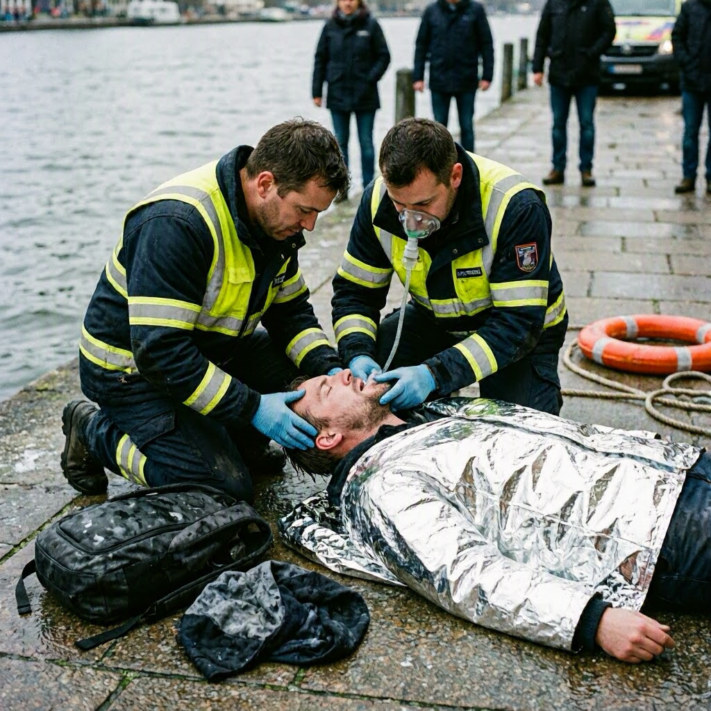 Mann aus Alster gerettet und erfolgreich reanimiert