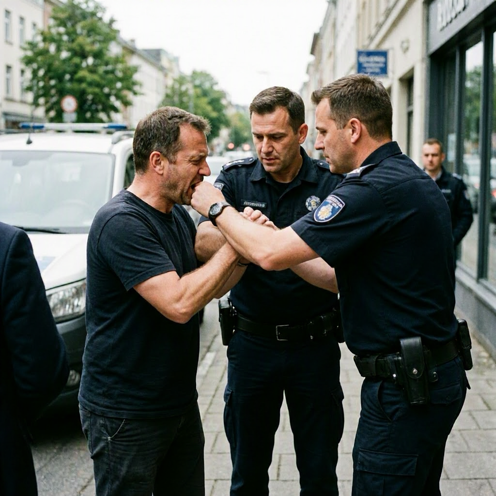 Mann beißt Polizisten nach mutmaßlichem Drogendeal