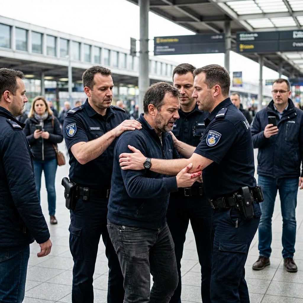 Mann greift Polizisten am Münchner Hauptbahnhof an – drei Beamte verletzt