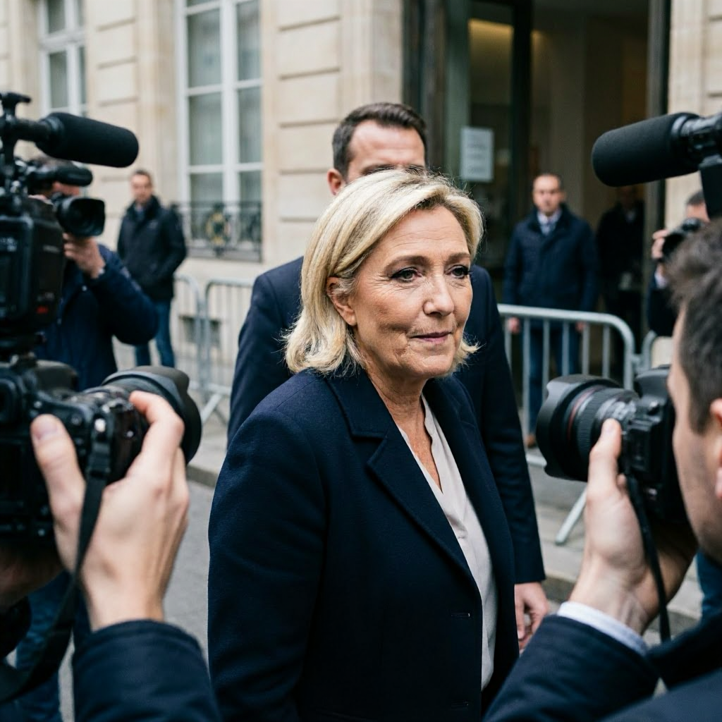 Marine Le Pen kündigt Präsidentschaftswahl-Kandidatur trotz Haftstrafe an