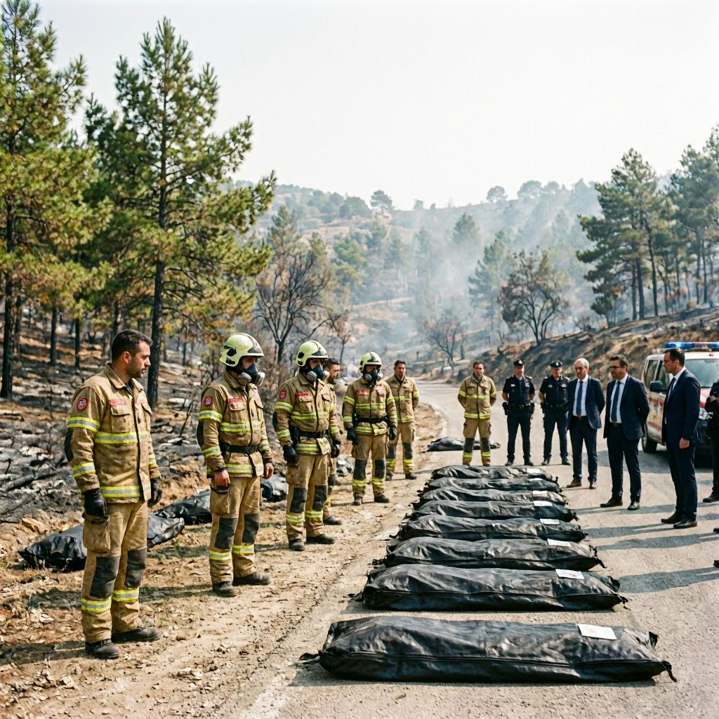 Mindestens zwölf Tote bei verheerendem Waldbrand in Andalusien