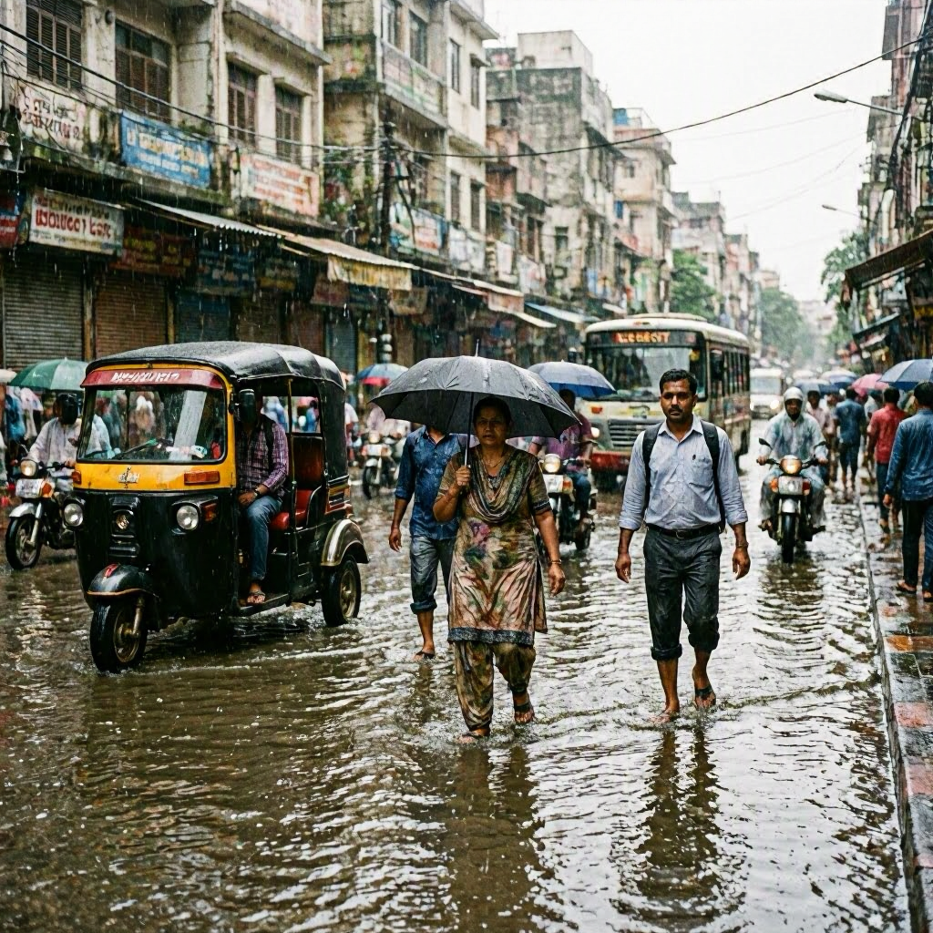 Mumbai Faces Heavy Downpour: Over 100 mm Rainfall Recorded in 24 Hours