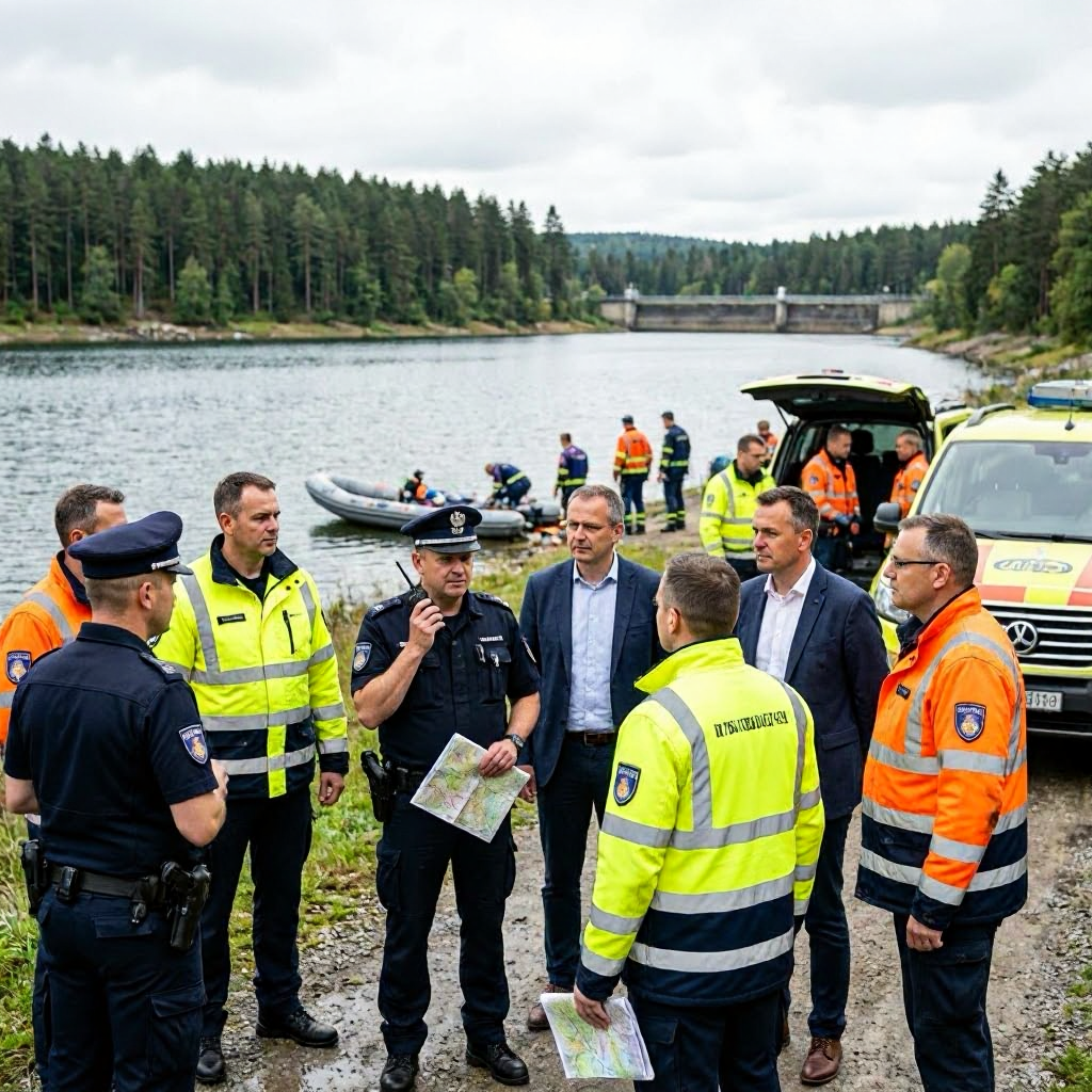 Notfall: Intensiv Suche nach vermisster Person in Wuppertalsperre