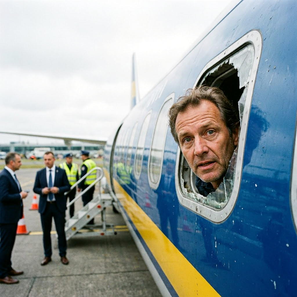 Passagier gerät in Lebensgefahr – Fenster auf Ryanair-Flug zerbricht