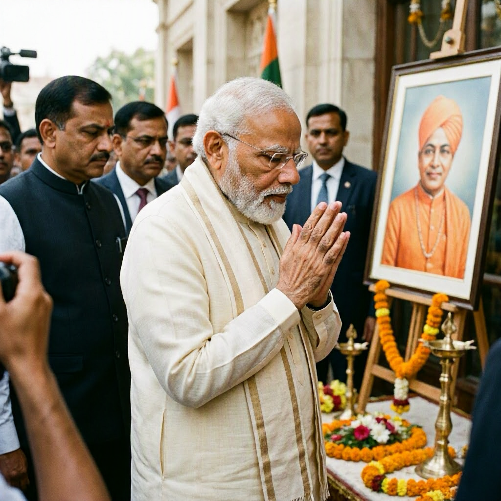 PM Modi Honors Swami Vivekananda on His Death Anniversary