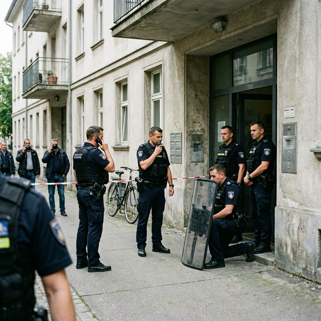 Polizei-Einsatz in Karlsruhe: Person verschanzt sich in Wohnung