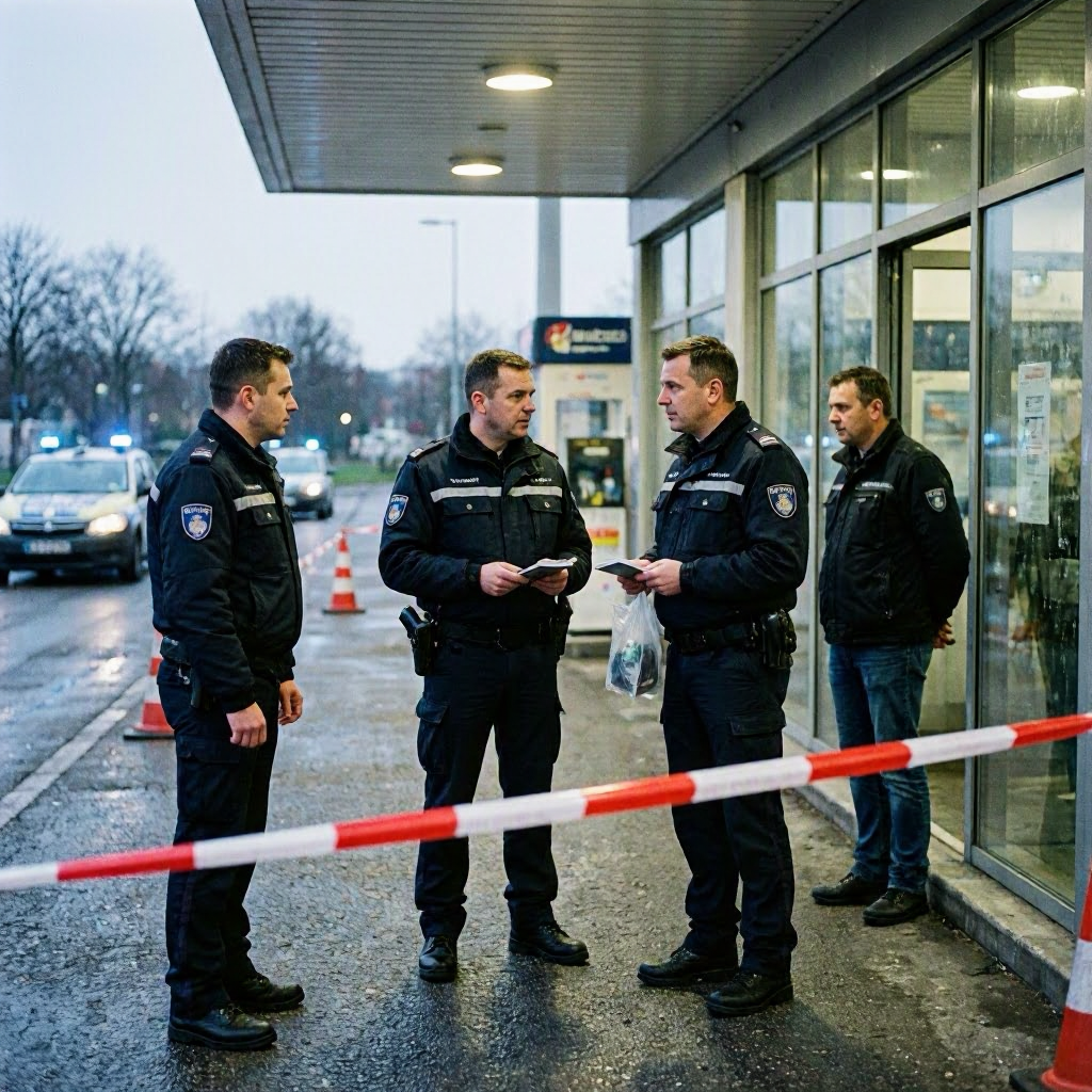 Polizei fahndet nach Überfall auf Münchener Tankstelle