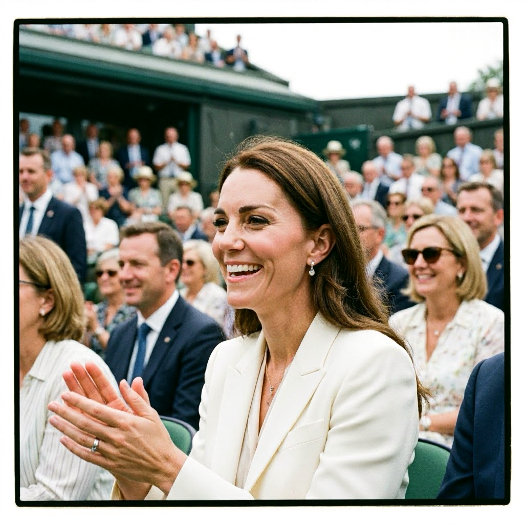 Prinzessin Kate begeistert in Wimbledon über großzügige Spendenaktionen