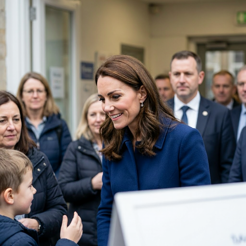 Prinzessin Kate begeistert mit charmantem Moment im Evelina-Krankenhaus