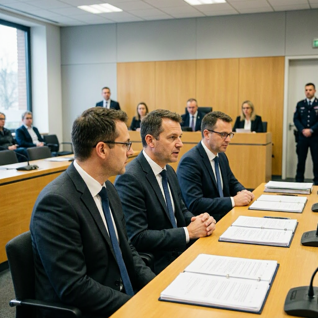 Prozess gegen drei Waffennarren aus Remscheid gestartet: Geständnis eines Angeklagten