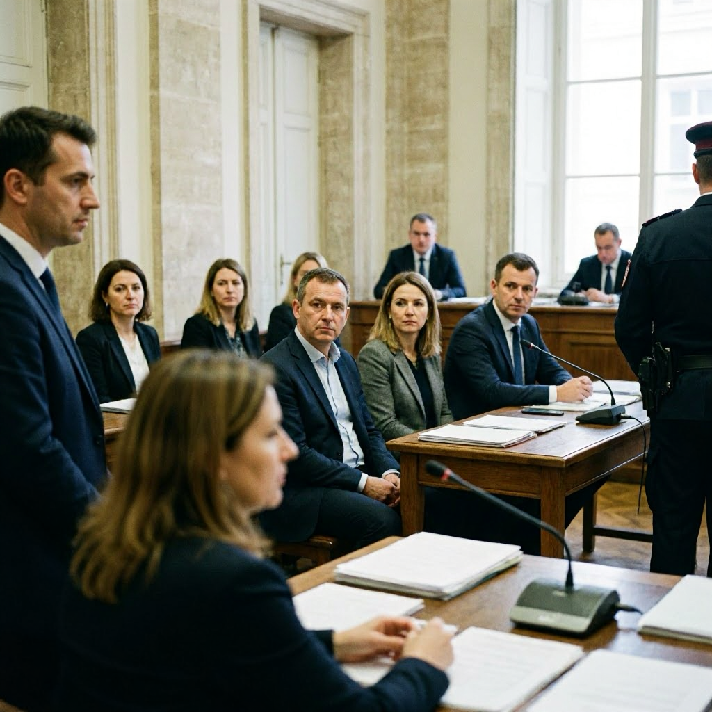 Prozess gegen sechs Angeklagte wegen Geldwäsche im großen Stil