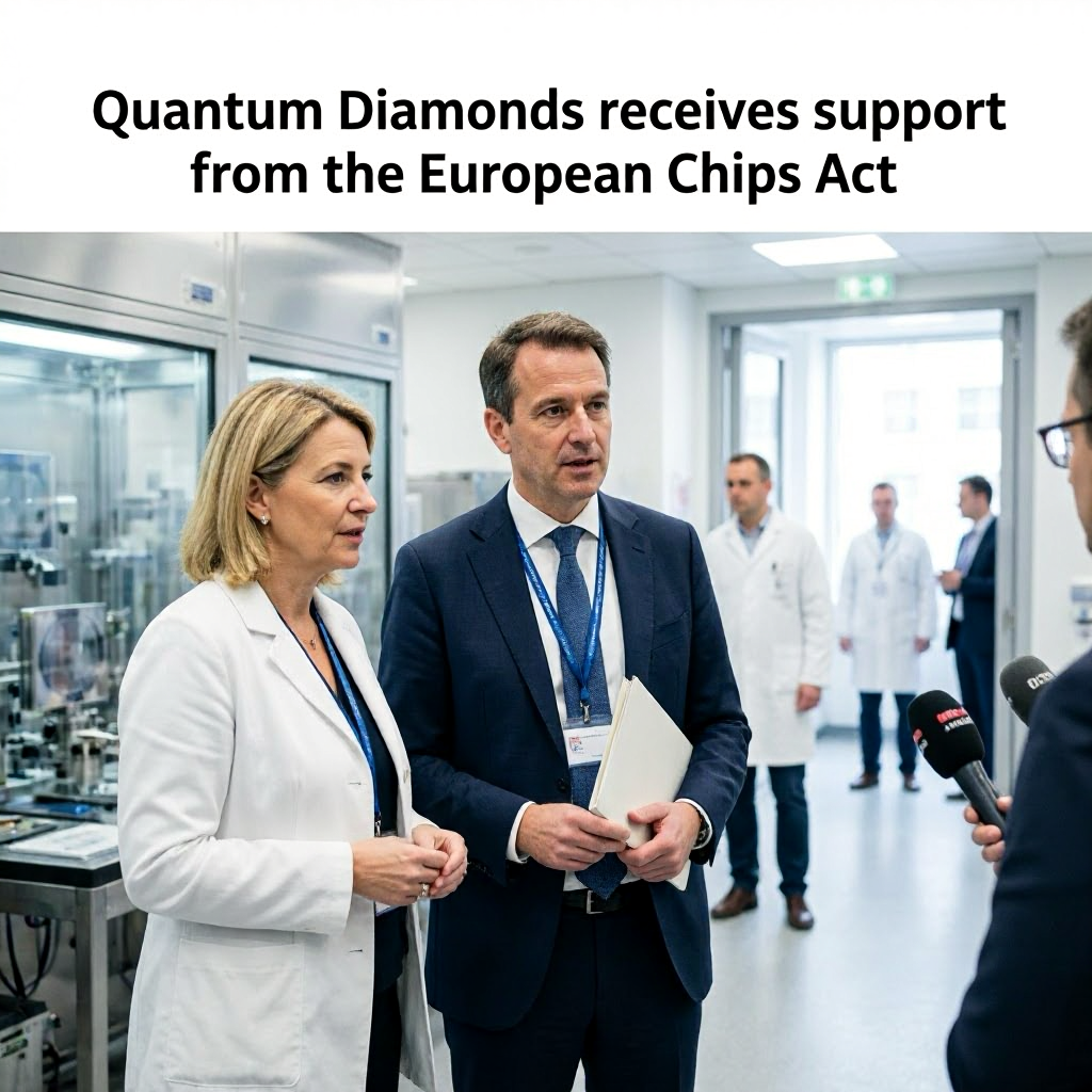 Quantum Diamonds erhält 91 Millionen Euro Förderung aus dem European Chips Act