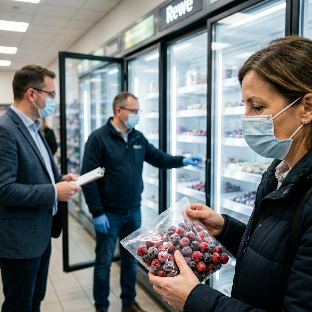 Rückruf bei Rewe: Hepatitis-A-Viren in Tiefkühl-Beerenmischung entdeckt