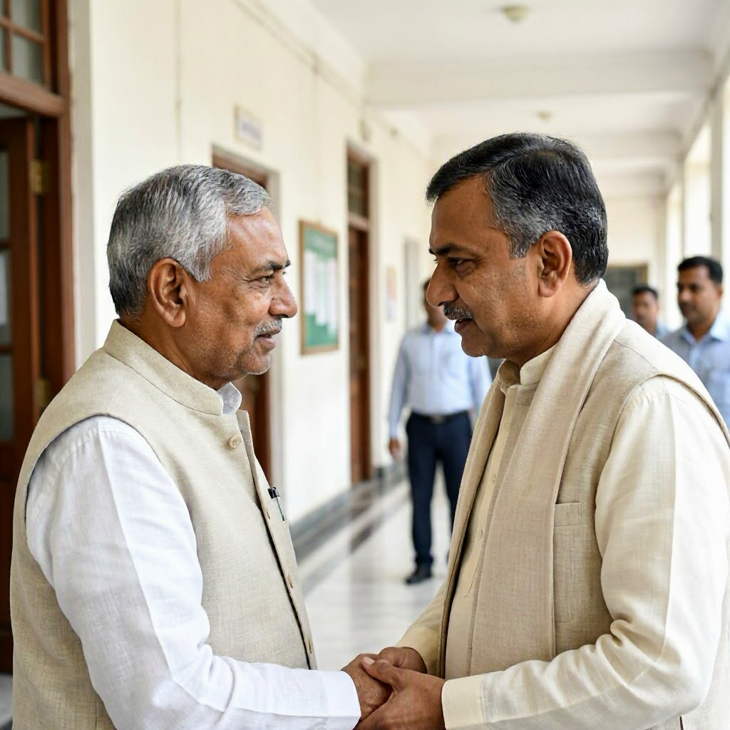 Samrat Choudhary Meets Nitish Kumar in Patna: A Political Dialogue