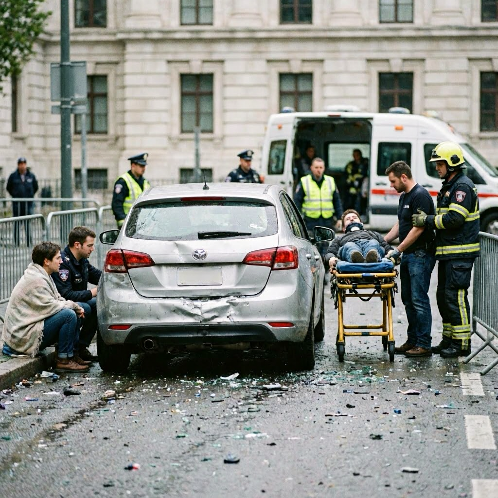 Schwerer Auffahrunfall auf der L135 mit drei Verletzten