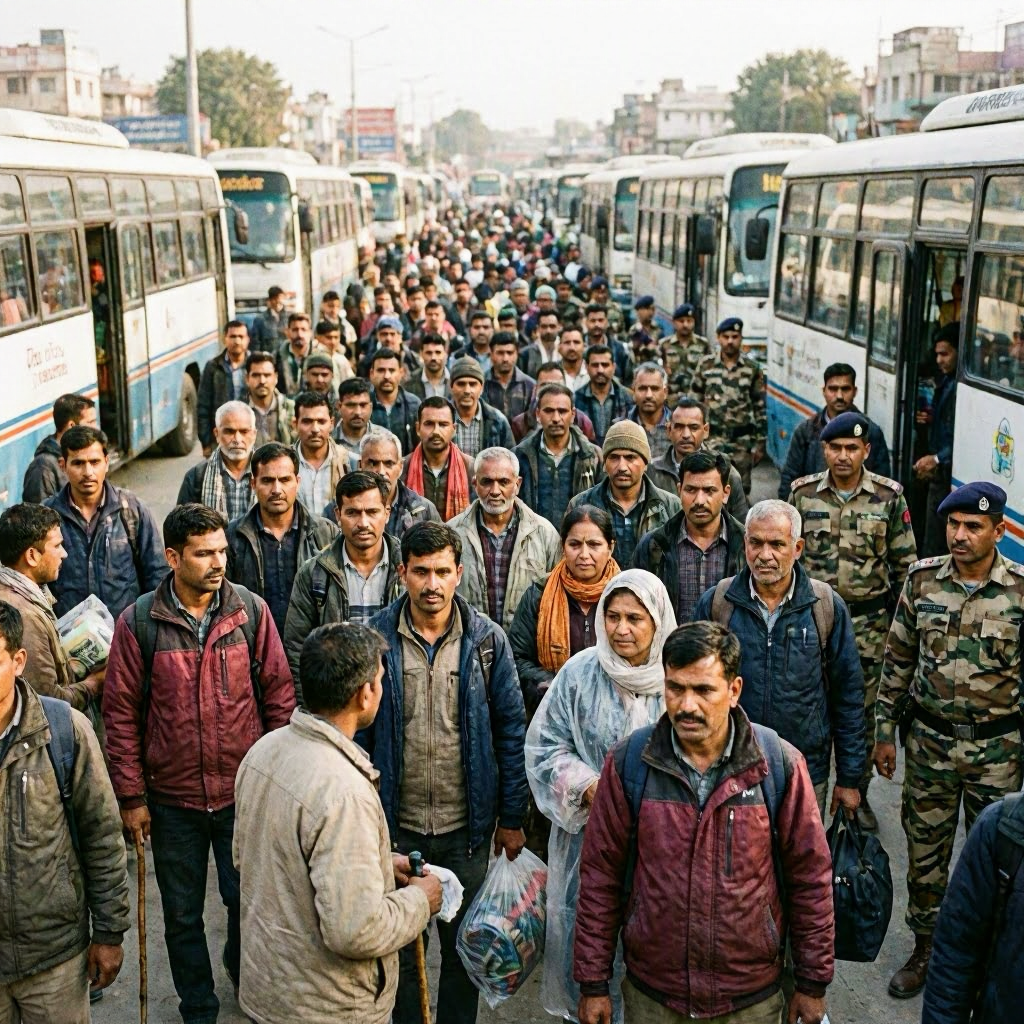 Second Batch of Over 3,800 Pilgrims Depart Jammu for Amarnath Yatra