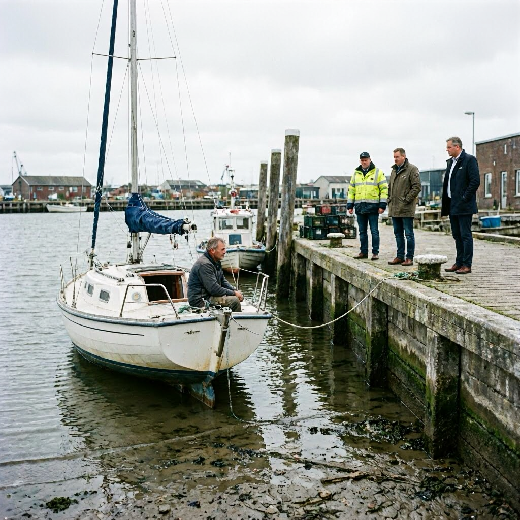 Segler festsitzend im Hafen von Norderney: Ungewisse Lage für Bootsbesitzer