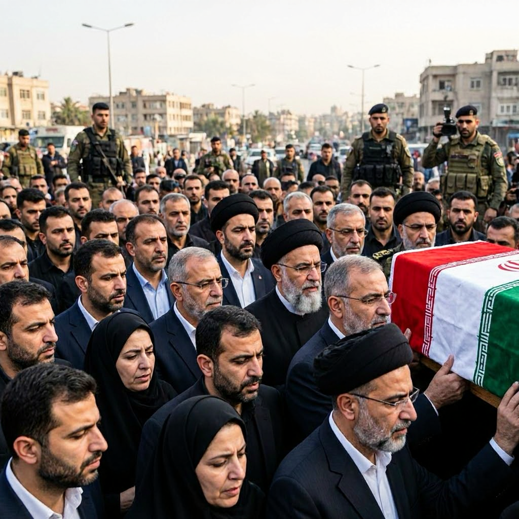 Sorge vor US-Angriffen überschattet Staatsbegräbnis im Iran