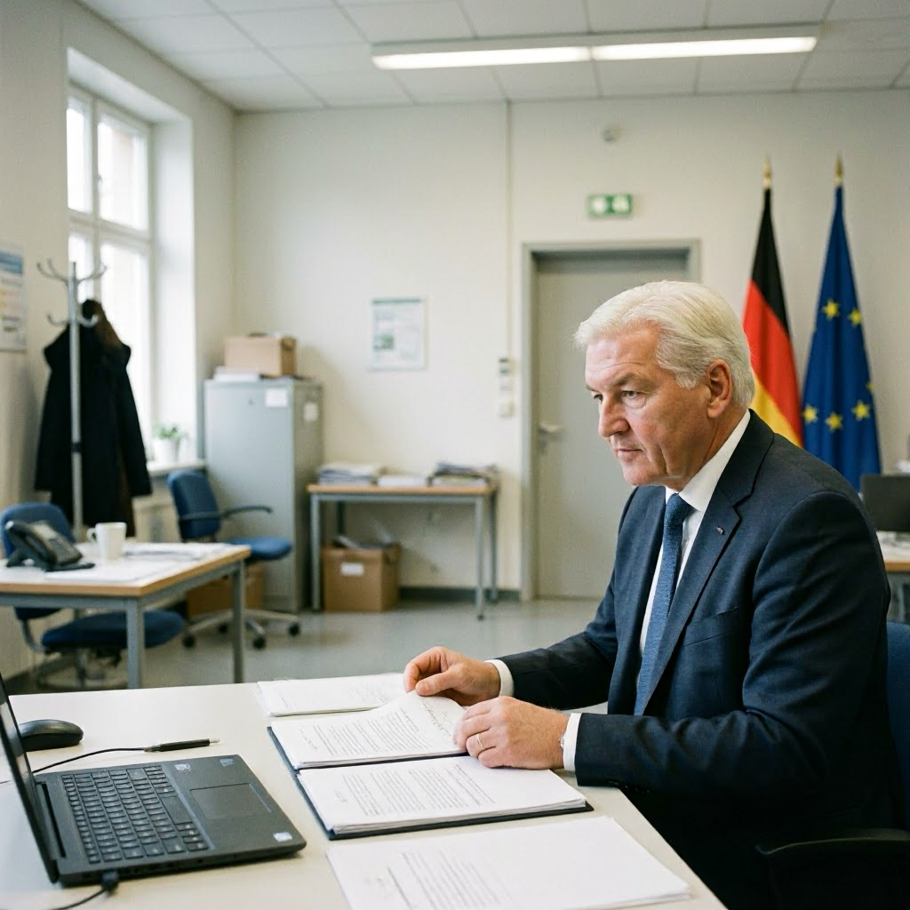 Steinmeier beginnt Amtsgeschäfte im neuen Dienstsitz am Spreebogen