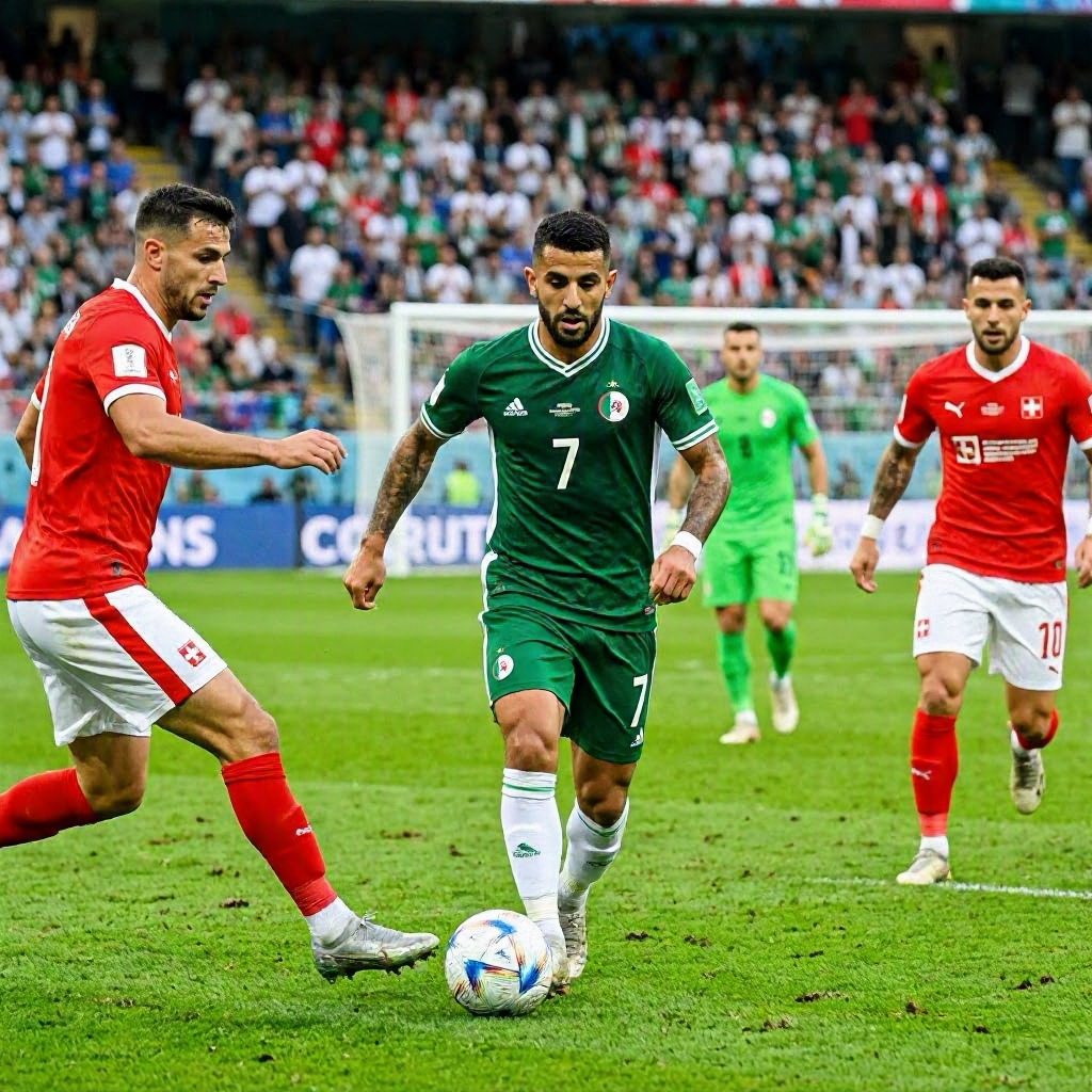 Switzerland vs Algeria Live: Mahrez Sparks Algeria's World Cup Charge