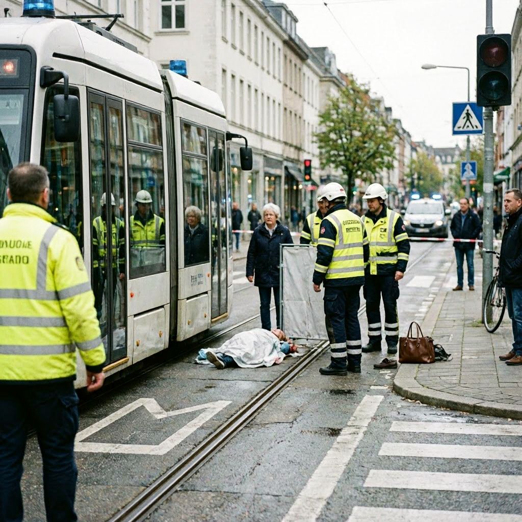 Tödlicher Unfall in Rostock: Seniorin von Straßenbahn erfasst