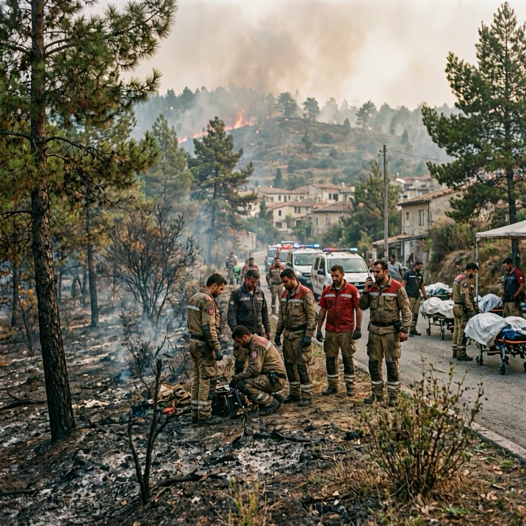 Tragic Wildfire in Southern Spain Claims 11 Lives Amid Record Heat