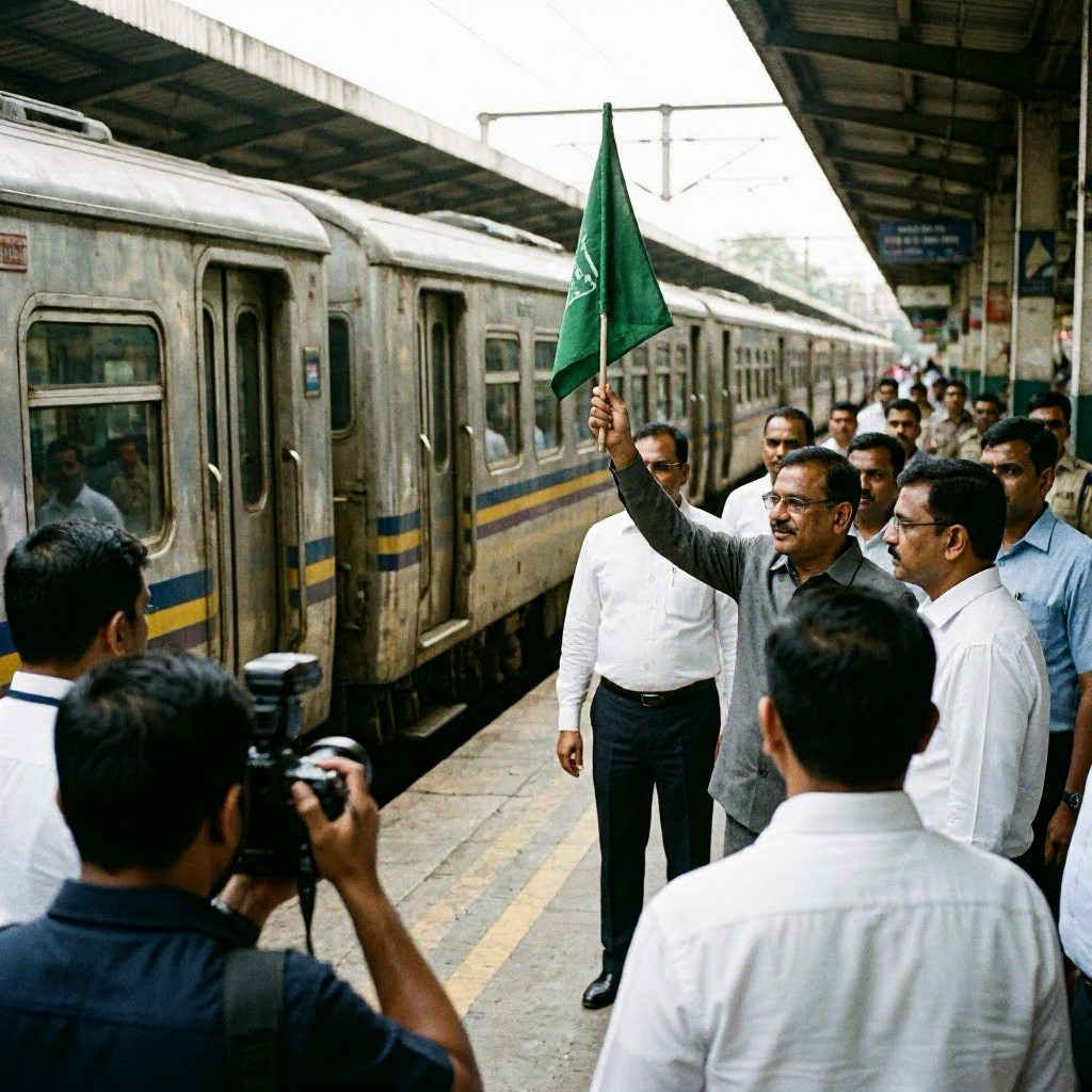 Tripura CM Manik Saha Launches Agartala-Karimganj MEMU Train Service