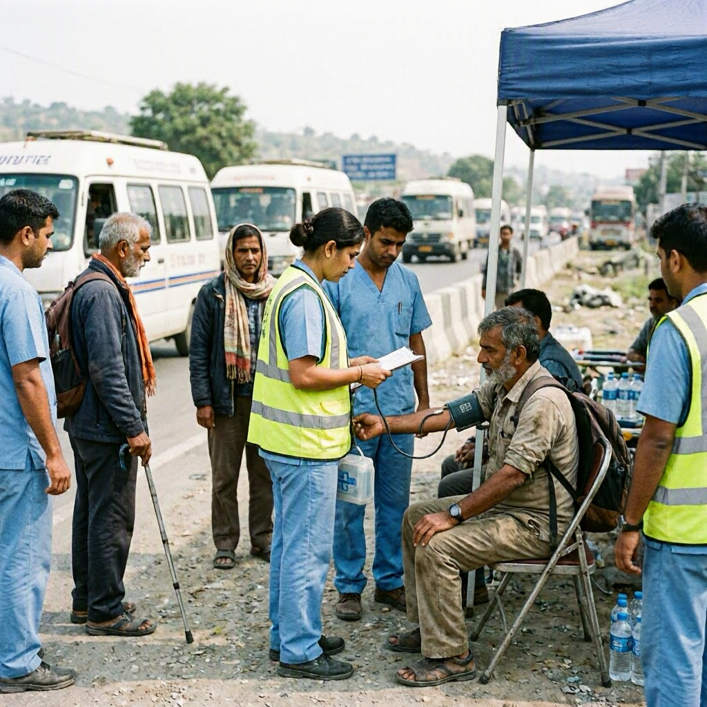 Udhampur Health Dept Enhances Medical Aid for Amarnath Yatra Pilgrims on NH-44