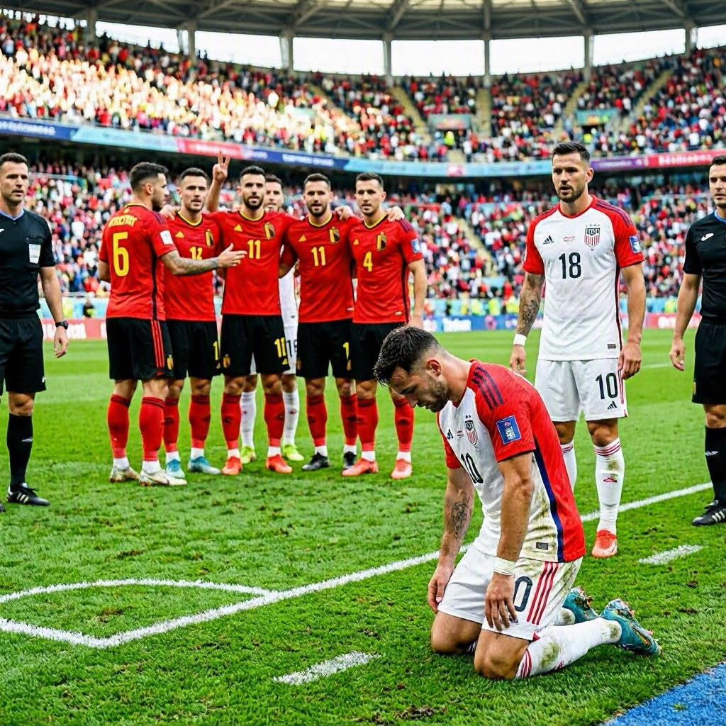 United States Falls to Belgium 4-1, Eliminated from World Cup