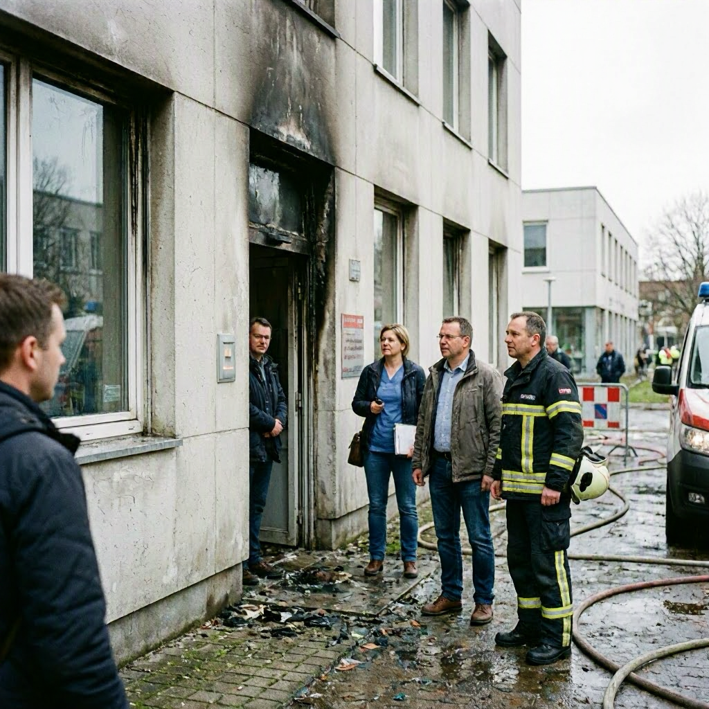 Ursache des Klinikbrands in Ludwigslust weiterhin unklar