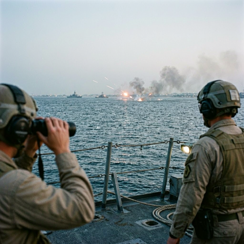 U.S. and Iran Engage in Heightened Military Tensions Across the Gulf