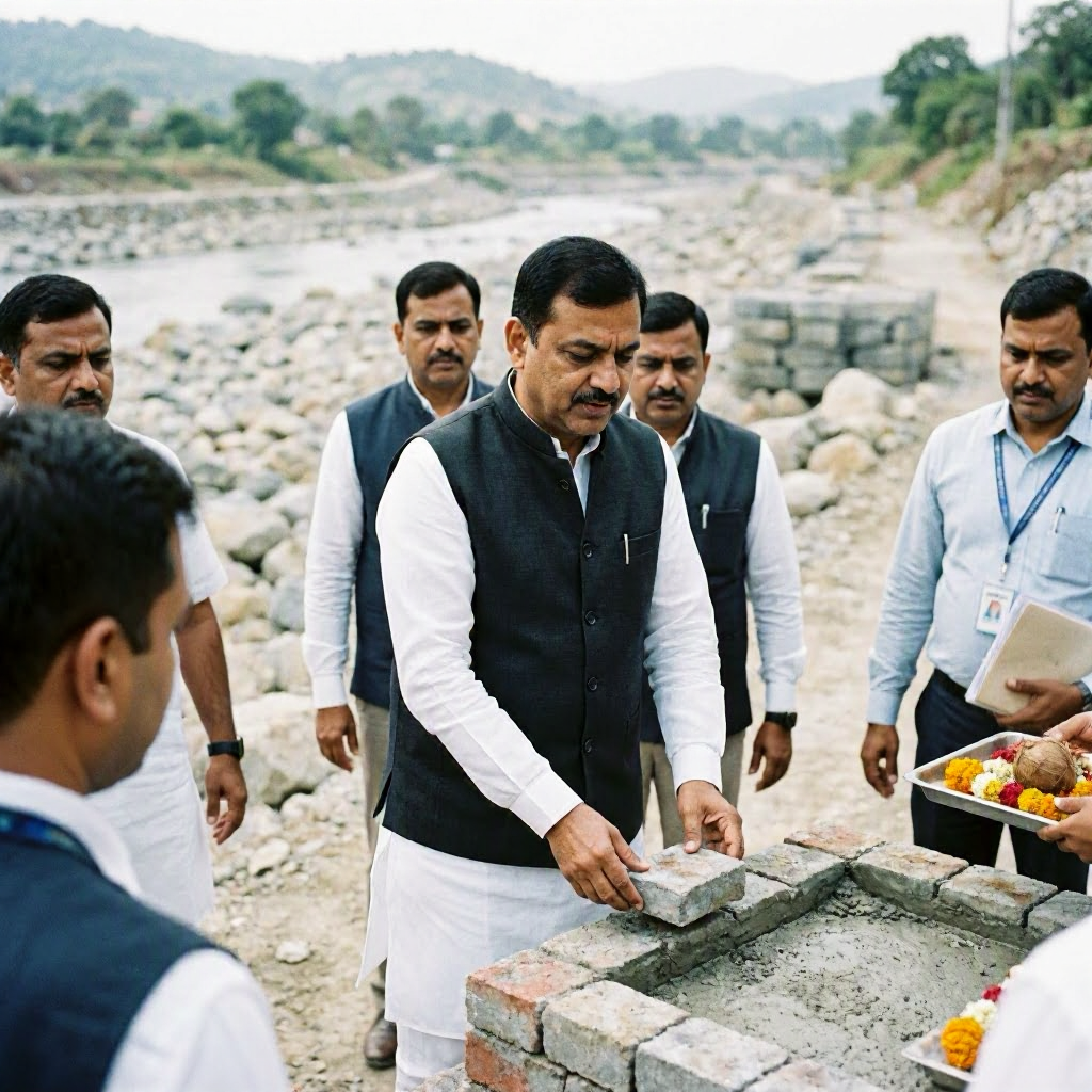 Uttarakhand CM Dhami Launches Flood Protection Projects Exceeding Rs 65 Crore