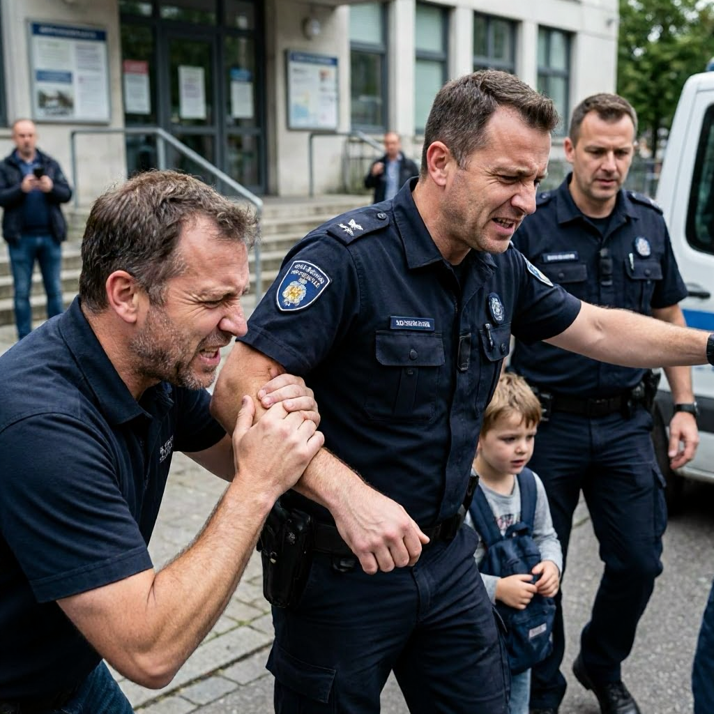 Vater greift Polizisten nach Inobhutnahme seiner Kinder an