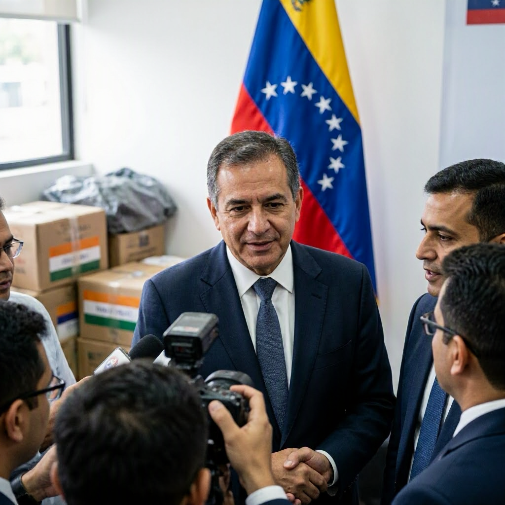 Venezuelan Acting President Expresses Gratitude to India for Relief Aid Amid Earthquake Crisis