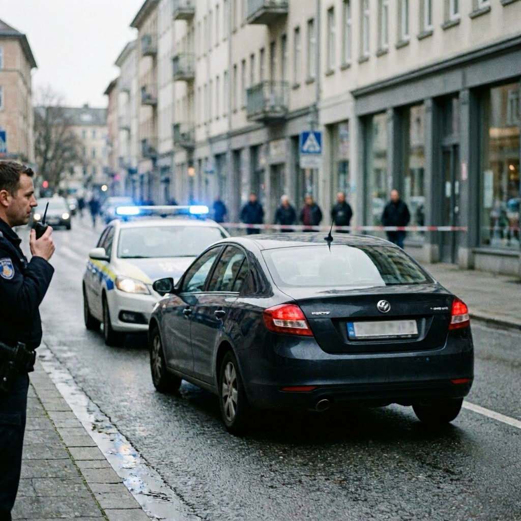 Verfolgungsfahrt in Andernach: Autofahrer entzieht sich Kontrolle