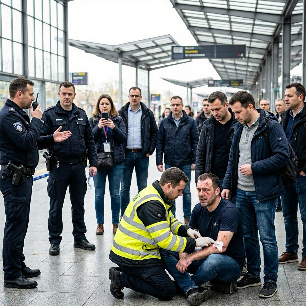 Verletzte bei Auseinandersetzung am Frankfurter Hauptbahnhof
