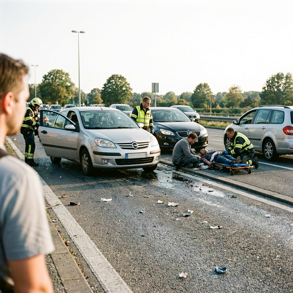 Vier Verletzte bei schwerem Unfall in Stuttgart nach Überholmanöver