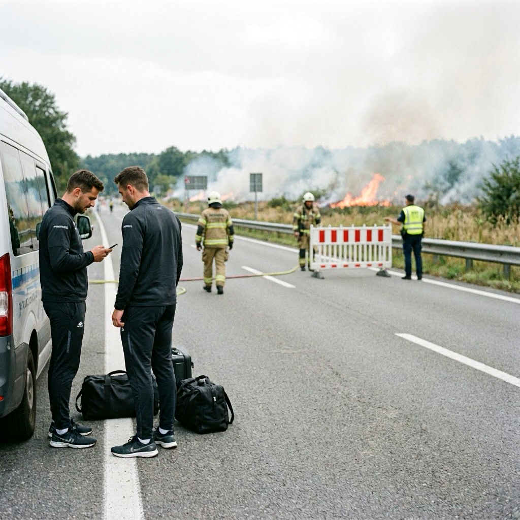 Waldbrand im Saale-Orla-Kreis: A9 zwischen Bad Lobenstein und Schleiz gesperrt