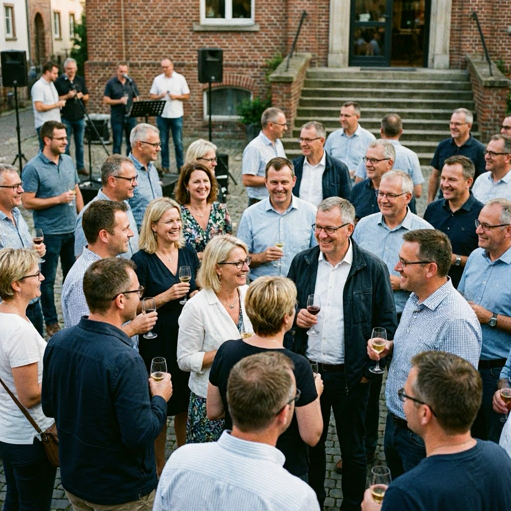 Weinfest in Warsingsfehn: Feiern am Rathaus mit Musik und Wein