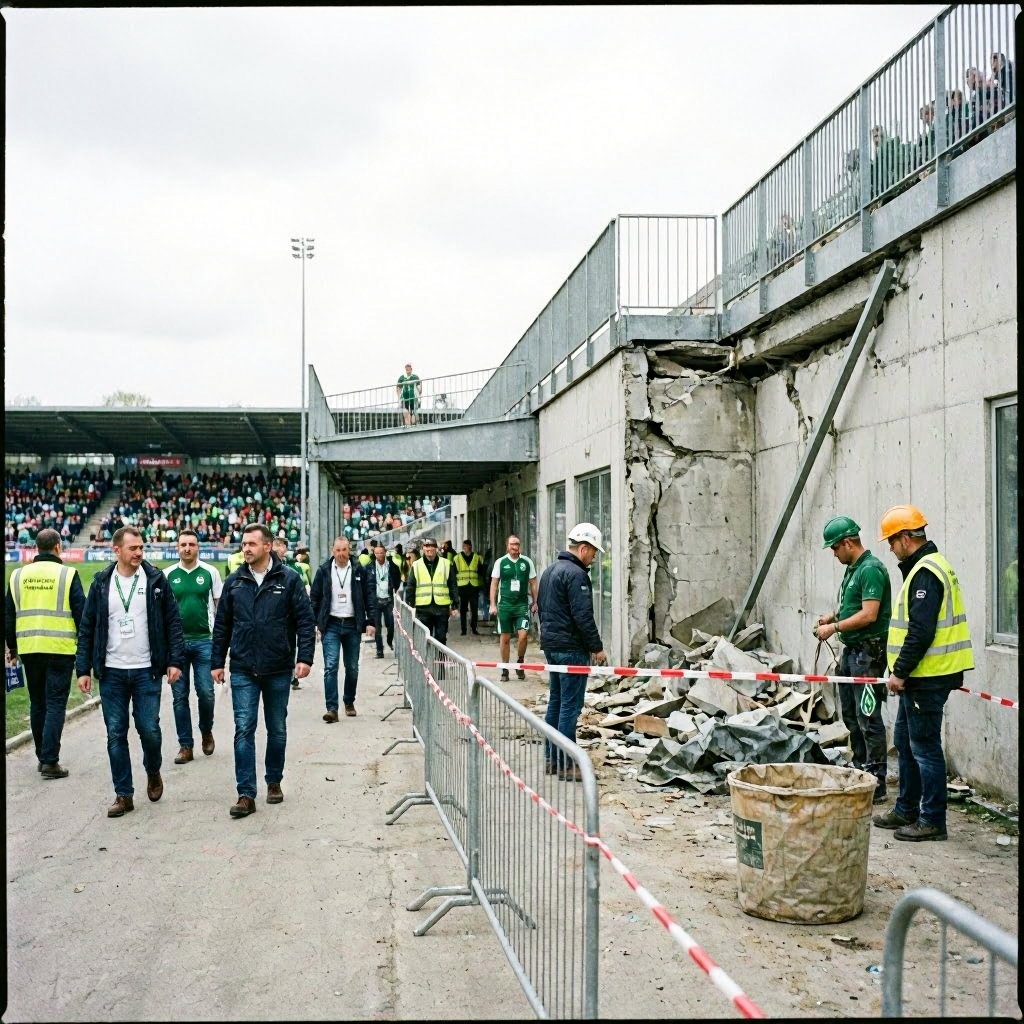 Werder Bremen: Spielbetrieb im Weserstadion bleibt ungestört nach Pfeiler-Schaden